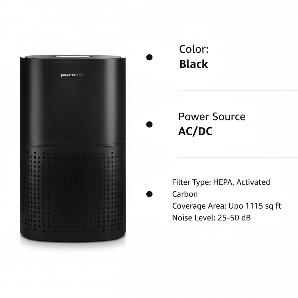 PuroAir 240 HEPA 14 Air Purifier | 1115 Sq Ft | Energy Star Certified